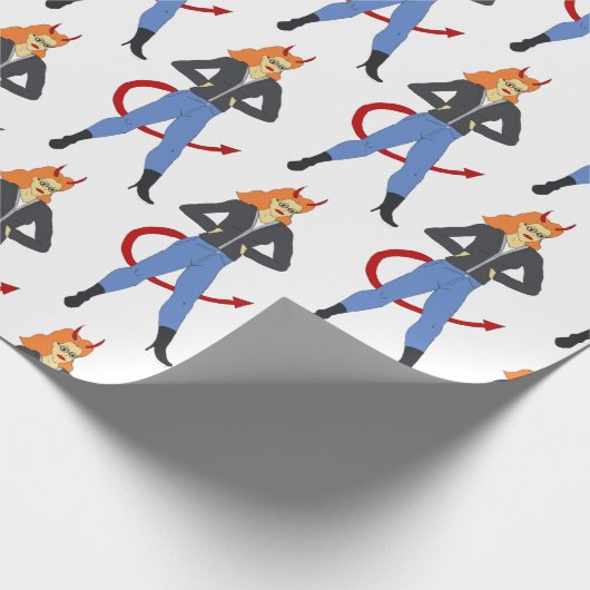 Teufelskerl Geschenkpapier (Ecke)