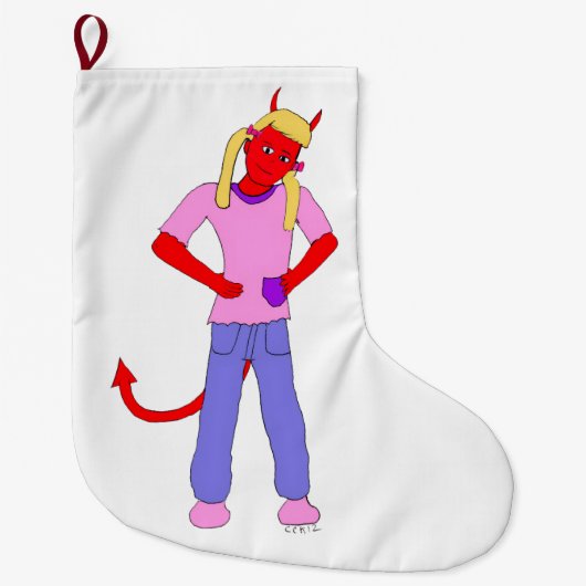 Teufelskerl Großer Weihnachtsstrumpf (Vorderseite)