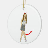 Teufelskerl Keramik Ornament (Links)