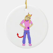 Teufelskerl Keramik Ornament (Hinten)