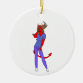 Teufelskerl Keramik Ornament (Vorne)