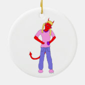 Teufelskerl Keramik Ornament (Hinten)