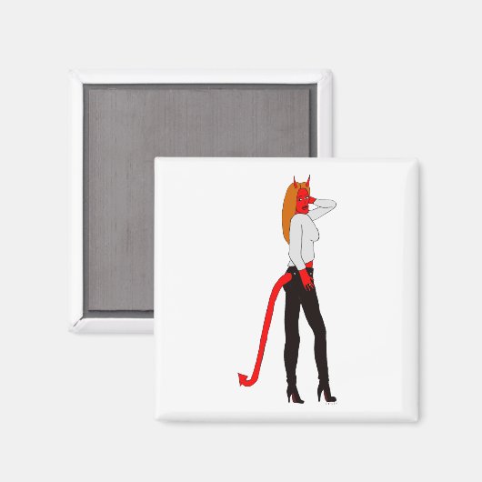 Teufelskerl Magnet (Vorderseite/Rückseite)