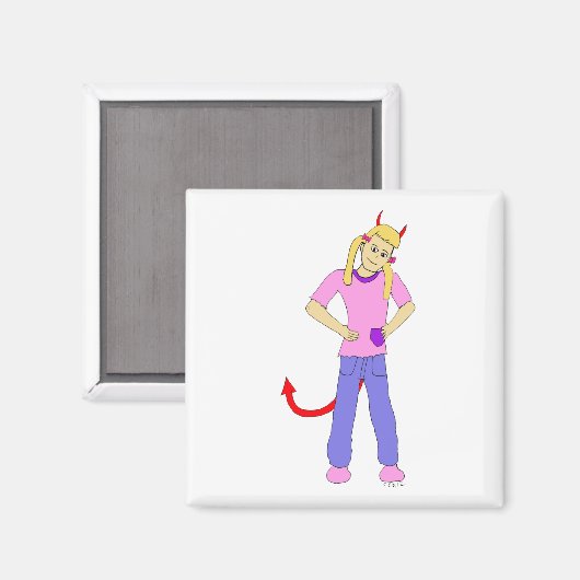 Teufelskerl Magnet (Vorderseite/Rückseite)