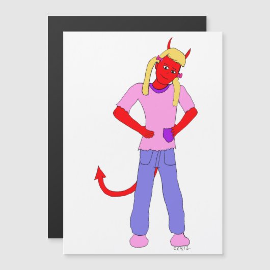 Teufelskerl Magnetkarte (Vorne/Hinten)