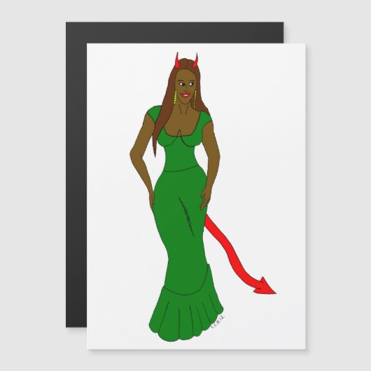 Teufelskerl Magnetkarte (Vorne/Hinten)