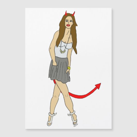 Teufelskerl Magnetkarte (Vorderseite)