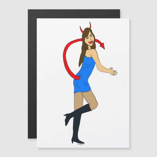 Teufelskerl Magnetkarte (Vorne/Hinten)