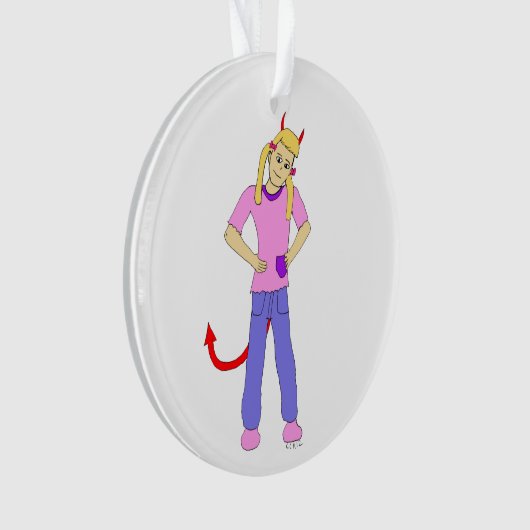 Teufelskerl Ornament (Vorderseite)