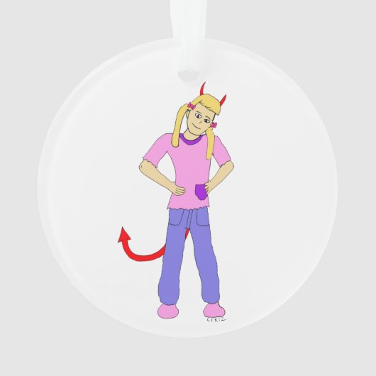 Teufelskerl Ornament (Rückseite)