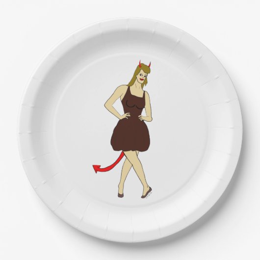 Teufelskerl Pappteller (Vorderseite)