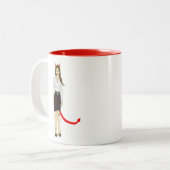 Teufelskerl Zweifarbige Tasse (Vorderseite Links)