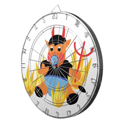 Teufelskind Dartscheibe (Vorderseite rechts)