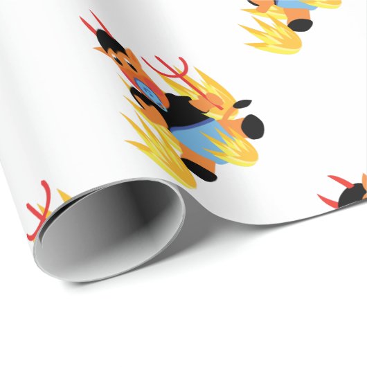 Teufelskind Geschenkpapier (Rolleneckpunkt)