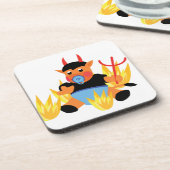 Teufelskind Getränkeuntersetzer (Linke Seite)