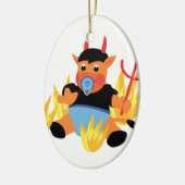 Teufelskind Keramik Ornament (Links)
