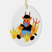 Teufelskind Keramikornament (Rechts)