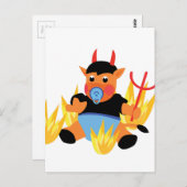 Teufelskind Postkarte (Vorne/Hinten)