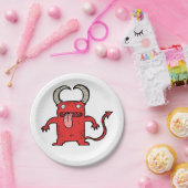 Teufelskreatur Pappteller (Party)