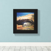 Teufelskreis Leinwanddruck (Insitu (Holzboden))