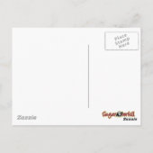 Teufelskreis mit Herz Postkarte (Rückseite)