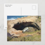 Teufelskreis, Oregon-Küste Postkarte (Vorne/Hinten)