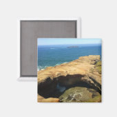 Teufelskreis & Otter Rock, Oregon Magnet (Vorderseite/Rückseite)