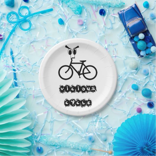 Teufelskreis Pappteller (Party)