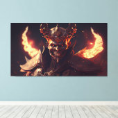 Teufelskrieger Leinwanddruck (Insitu (Holzboden))