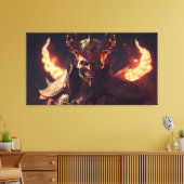 Teufelskrieger Leinwanddruck (Insitu (Wohnzimmer))