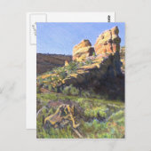 Teufelsküche Zeichnend Farbstift Postkarte (Vorne/Hinten)