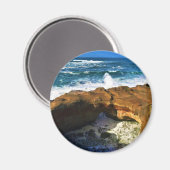 Teufelskugel, Newport, Oregon Magnet (Vorderseite/Rückseite)