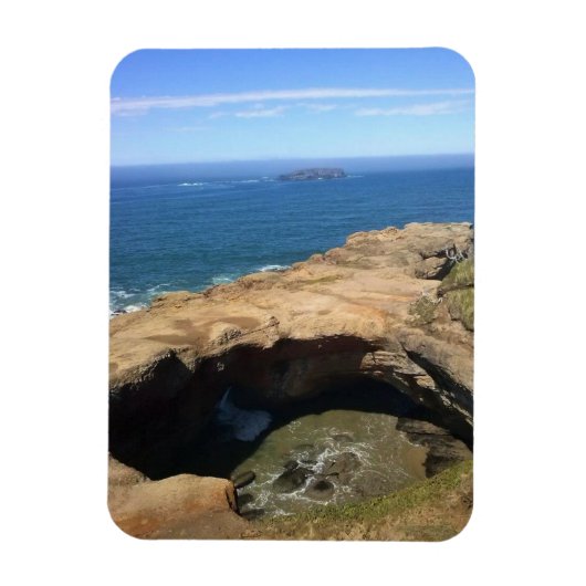 Teufelskugel & Otter Rock, OR Magnet (Vertikal)