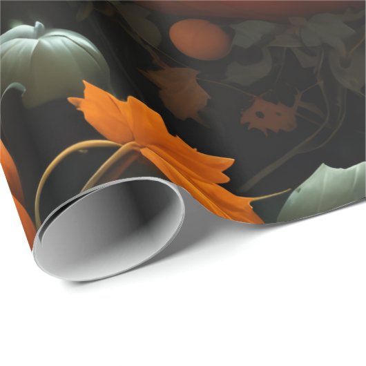 Teufelskürbis Geschenkpapier (Rolleneckpunkt)