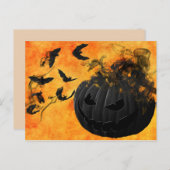 Teufelskürbis Postkarte (Vorne/Hinten)