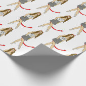 Teufelsmädchen Geschenkpapier (Ecke)