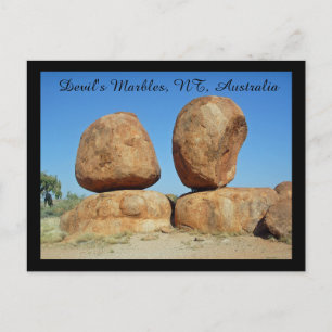 Teufelsmarmor, NT, Australien Postkarte