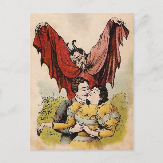Teufelspostkarte Postkarte (Vorderseite)