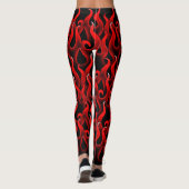 Teufelsrottentzündung Halloween-Kostüm Leggings (Rückseite)