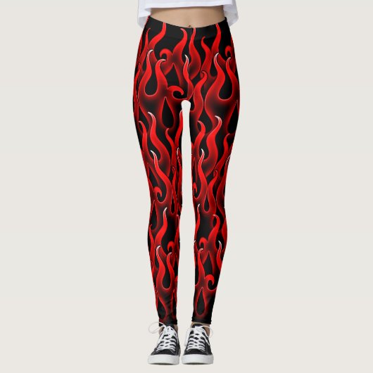 Teufelsrottentzündung Halloween-Kostüm Leggings (Vorderseite)