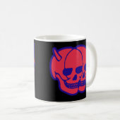 Teufelsschädel Gothic Alternative Punk-Ästhetik Du Kaffeetasse (VorderseiteRechts)
