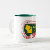 Teufelssee Klettergarten Zweifarbige Tasse (Vorderseite Links)