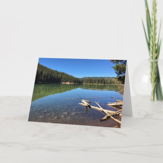 Teufelssee, Oregon Karte (Vorderseite)