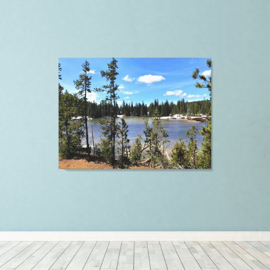 Teufelssee, Oregon Leinwanddruck (Insitu (Holzboden))
