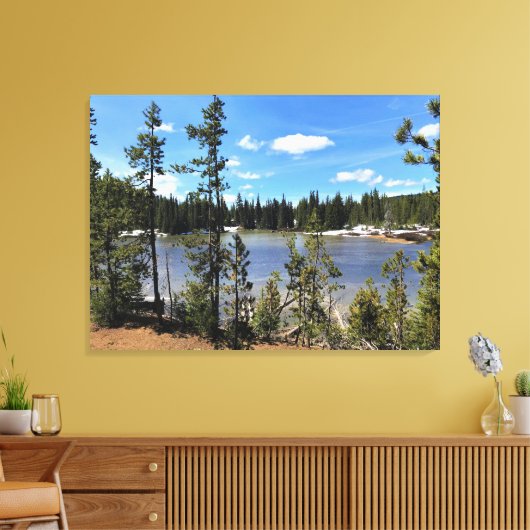 Teufelssee, Oregon Leinwanddruck (Insitu (Wohnzimmer))