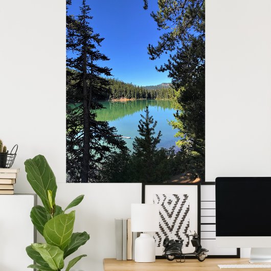 Teufelssee, Oregon Poster (Heimbüro)