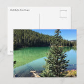 Teufelssee, Oregon Postkarte (Vorne/Hinten)