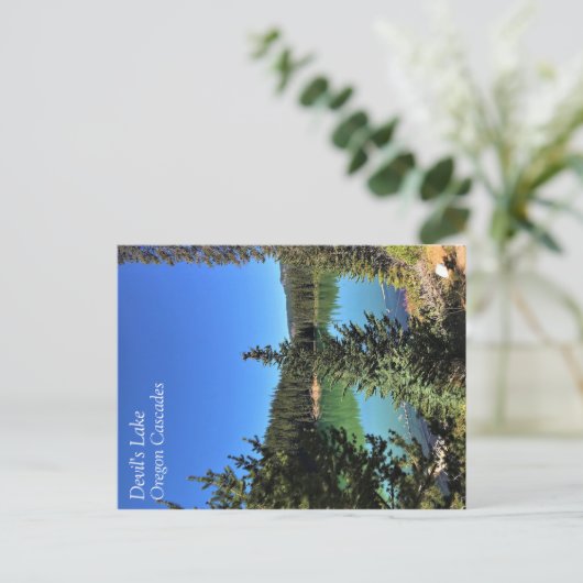 Teufelssee, Oregon Postkarte (Stehend Vorderseite)