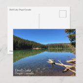 Teufelssee, Oregon Postkarte (Vorne/Hinten)