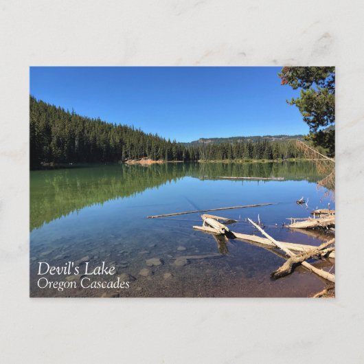 Teufelssee, Oregon Postkarte (Vorderseite)
